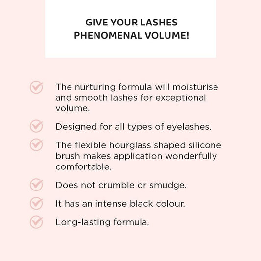 Eveline Look Up Mascara – So Black, Volumizing & Separating, 10ml – image 2