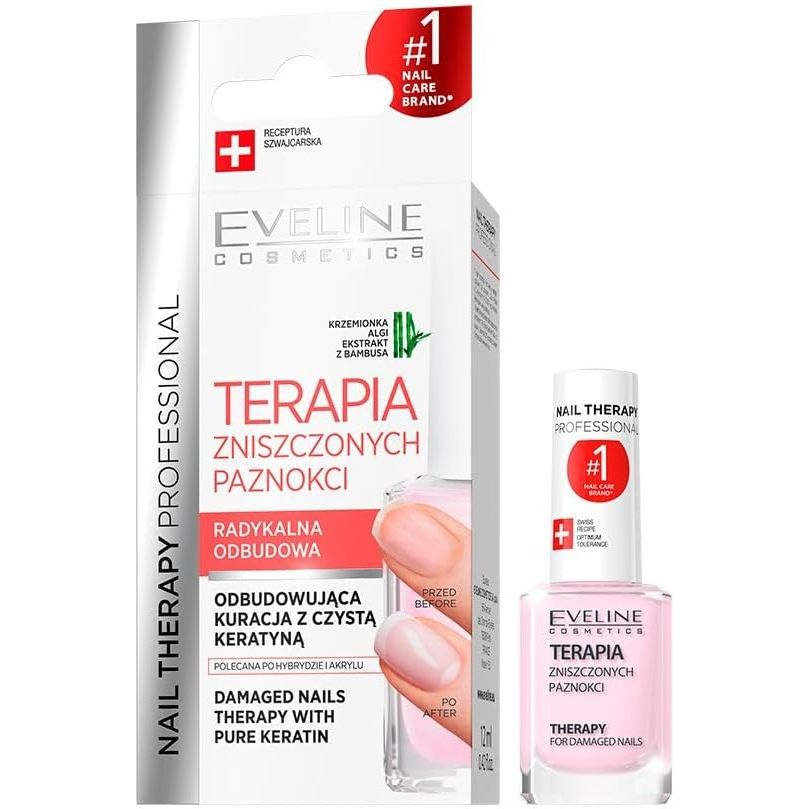 Eveline Cosmetics Nail Repair Conditioner โ Strengthen & Smooth Nails (12ml)