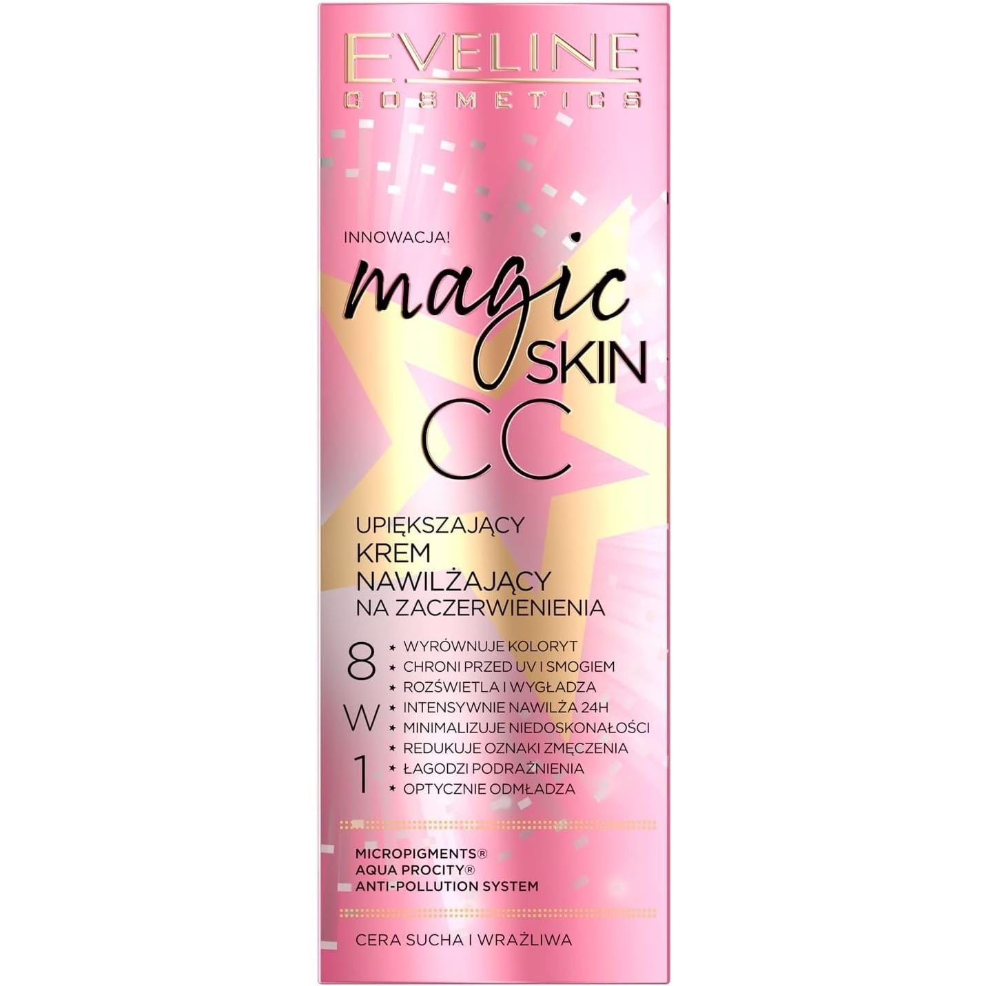 Eveline Cosmetics Magic Skin CC Moisturizing Cream Anti-Redness 8in1 - 50ml