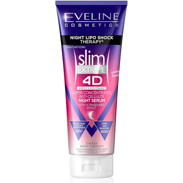 Eveline Smooth 4D Night Body Serum – Overnight Firming Care, 250ml
