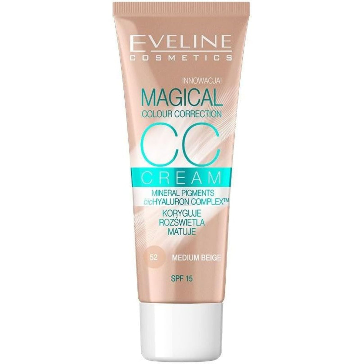 Eveline CC Foundation 52 Medium Beige 30ml