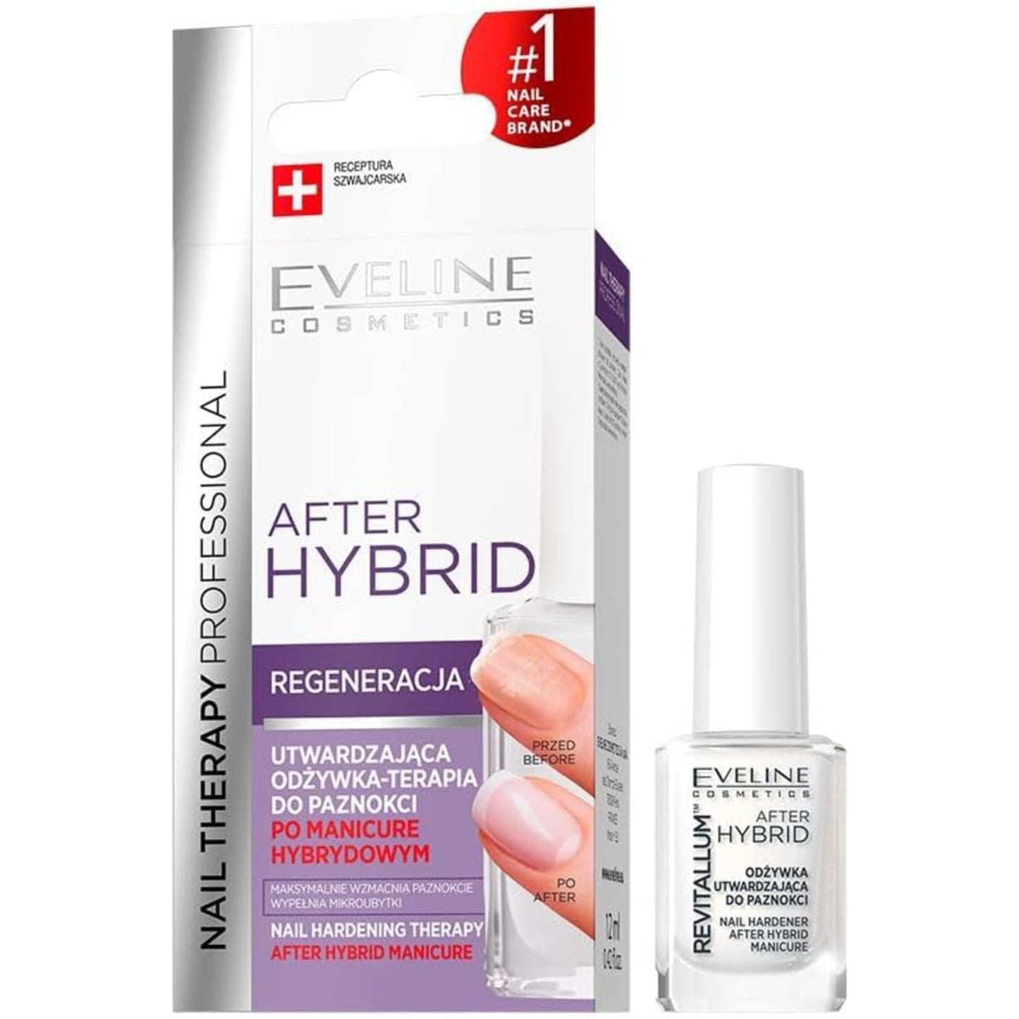 Eveline After Hybrid Manicure Nail Hardener Revitalum Nail Conditioner, 12ml