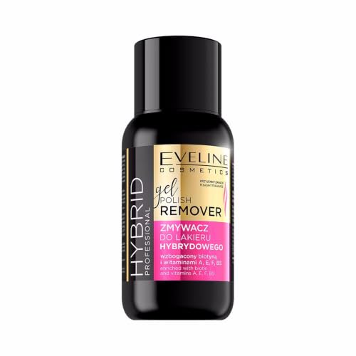 Eveline Hybrid Professional Gel Polish Remover with Vitamins A, E, F & Biotin, 150ml