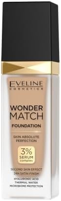 Eveline Wonder Match foundation 30ml, shade 30 Cool Beige