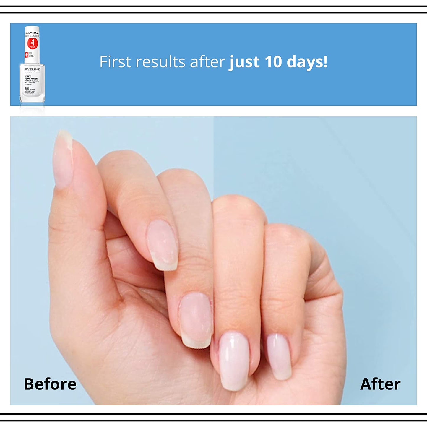 Eveline 8-in-1 Nail Strengthener, 12ml