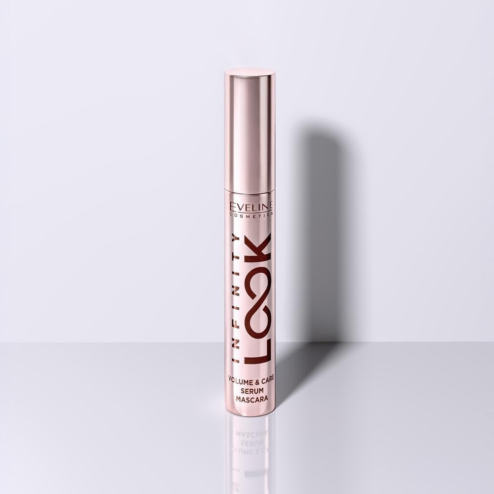 Eveline Infinity Look serum mascara 7ml tube standing upright