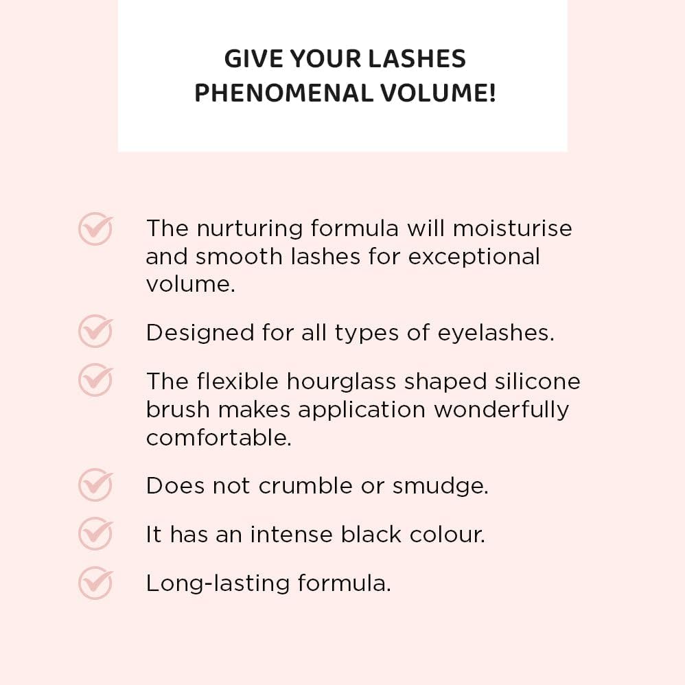 Eveline Look Up Mascara – So Black, Volumizing & Separating, 10ml
