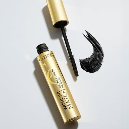 Eveline Wonder Match Volume & Length Mascara – Intense Black, 7ml