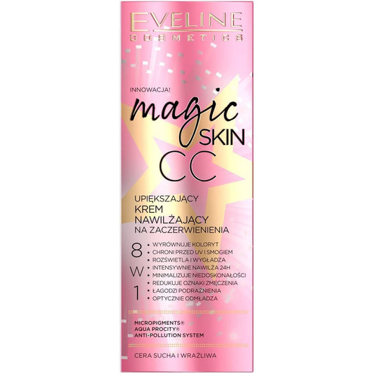 Eveline Cosmetics Magic Skin CC Moisturizing Cream Anti-Redness 8in1 - 50ml