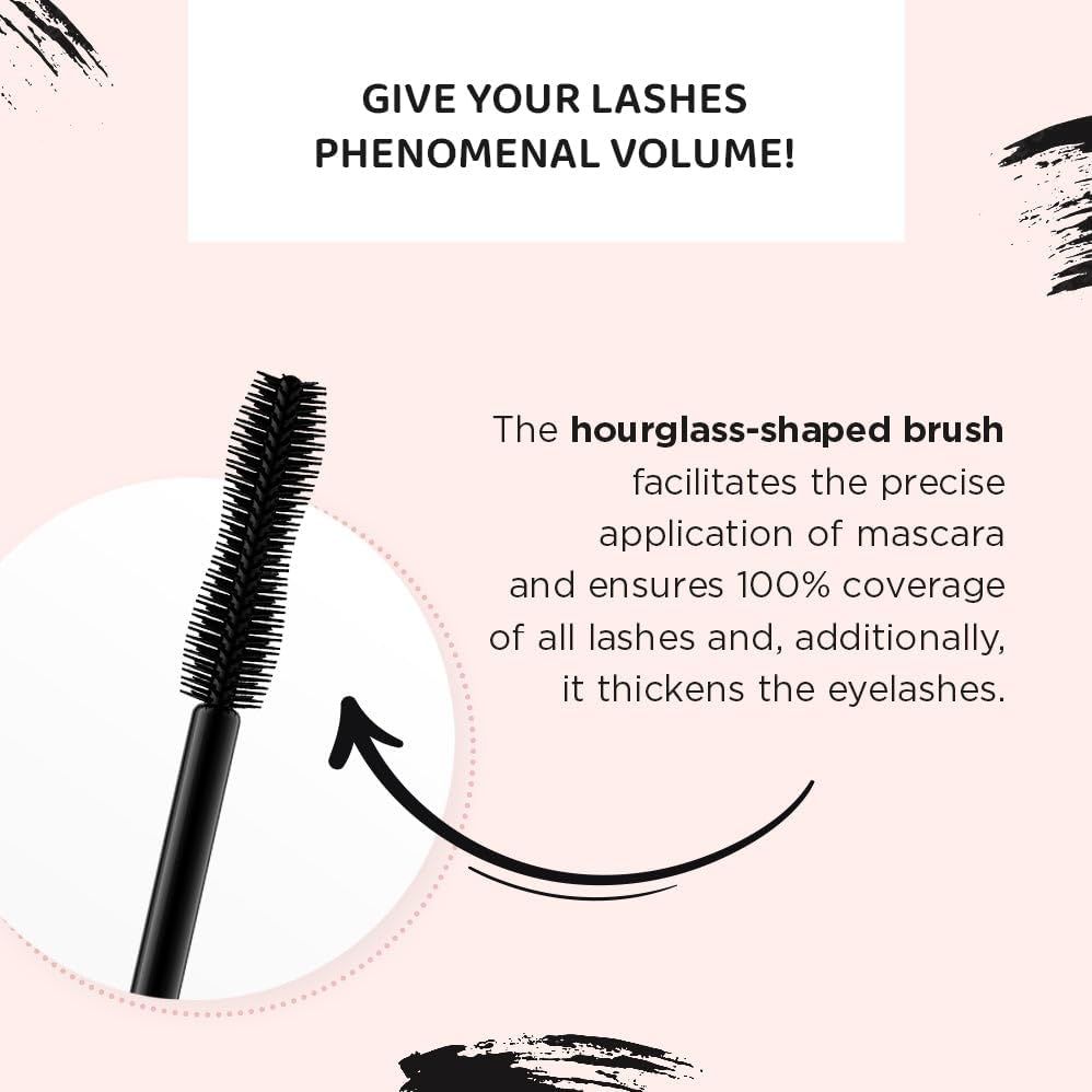Eveline Look Up Mascara – So Black, Volumizing & Separating, 10ml