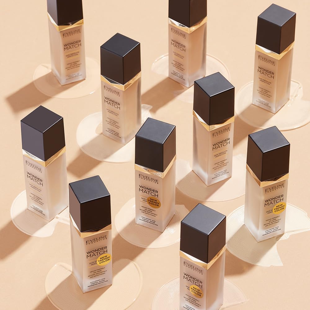 Eveline Wonder Match Luxury Adaptive Foundation, 30ml
