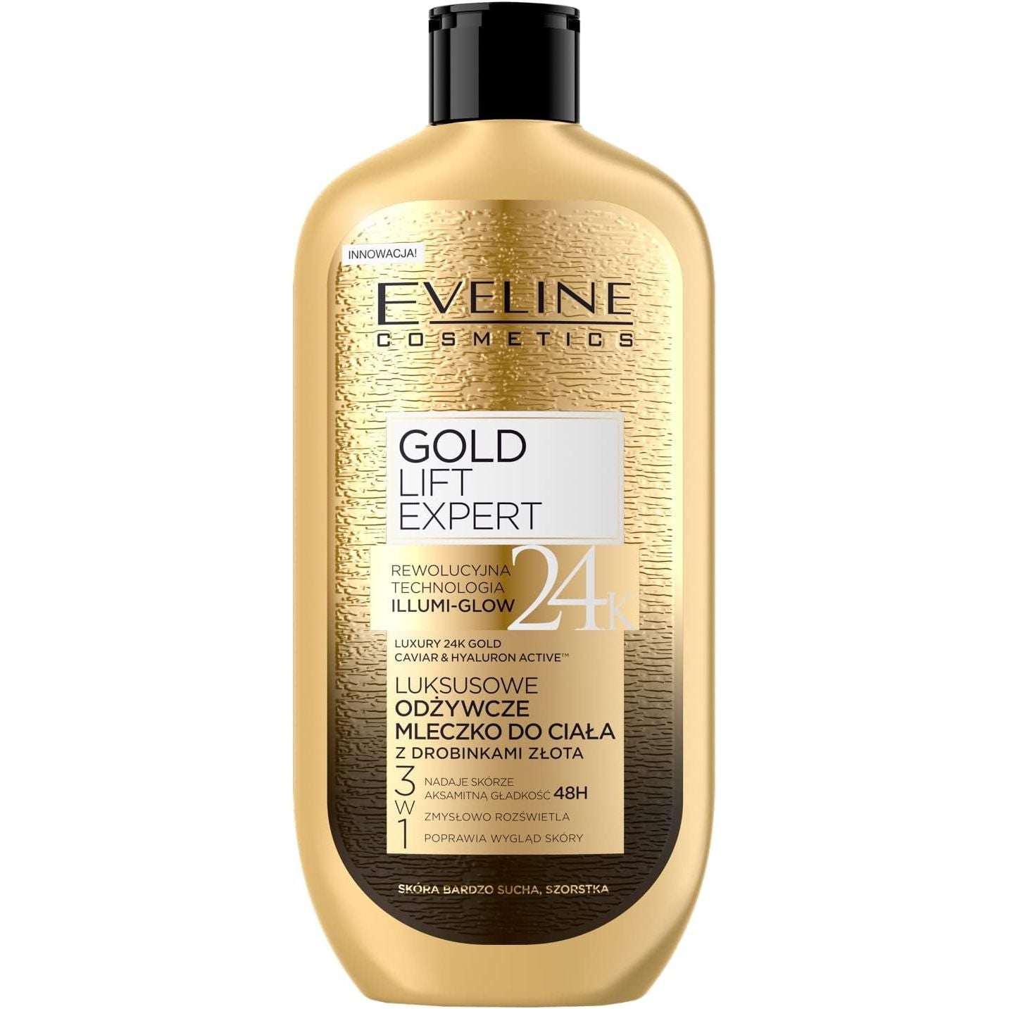Eveline Cosmetics Gold Body Milk – Deep Nourishing & Radiant Skin (350ml)