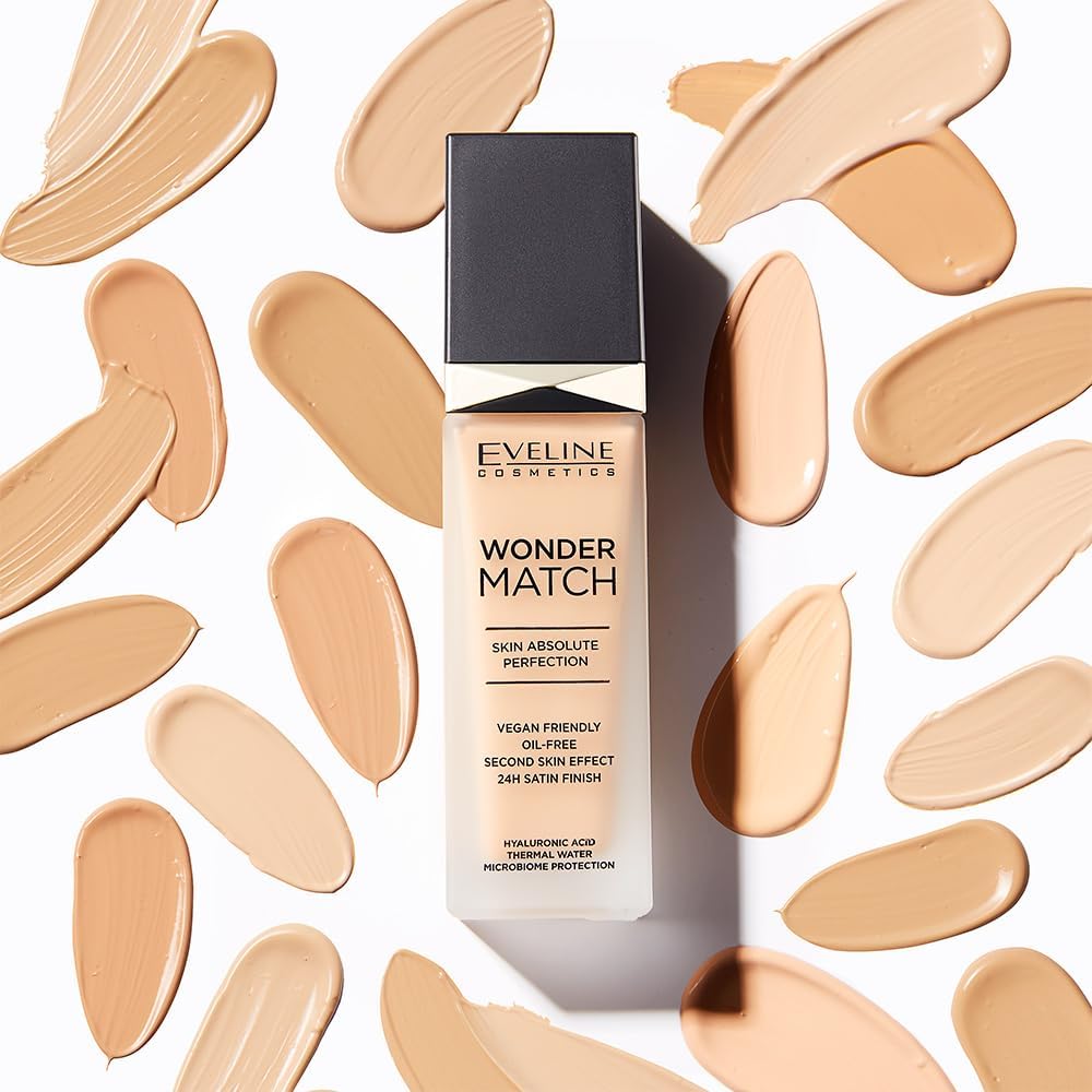 Eveline Wonder Match Luxury Adaptive Foundation, 30ml