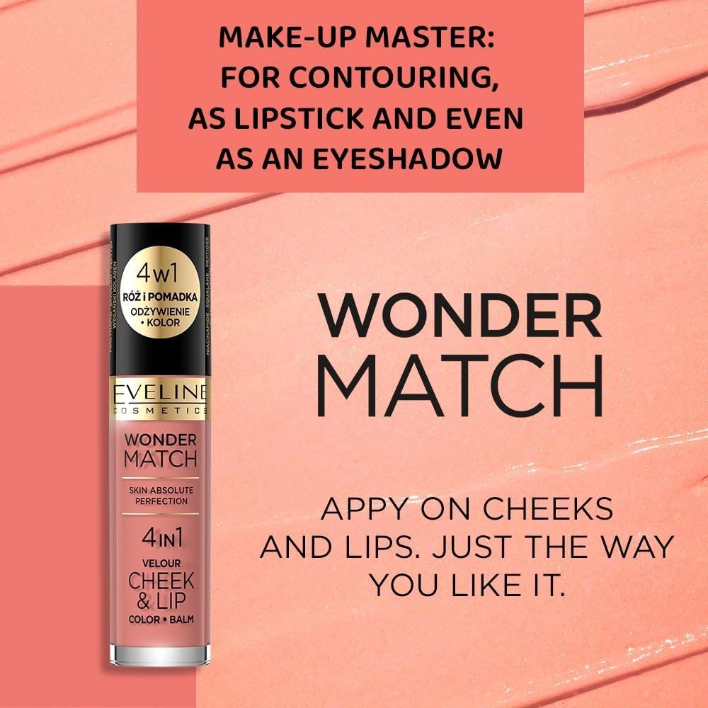 Eveline Wonder Match cheek and lip colour for cheeks and lips