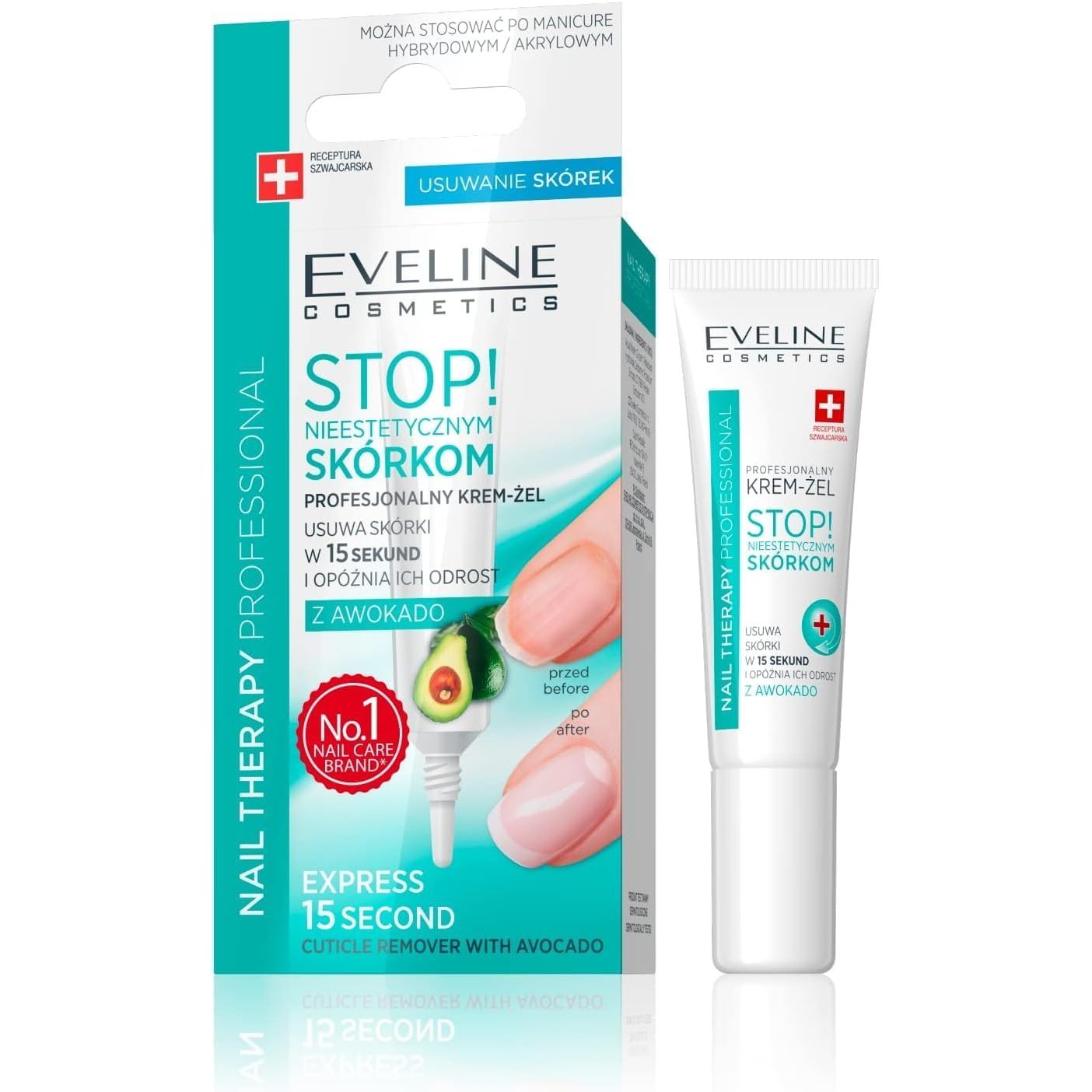 Eveline Cosmetics Nail Therapy Cuticle Remover Cream Smooth & Healthy Nails (12ml)
