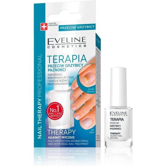 Eveline Fungal Infection Toe Nail Therapy Treatment Conditioner Remover 12ml