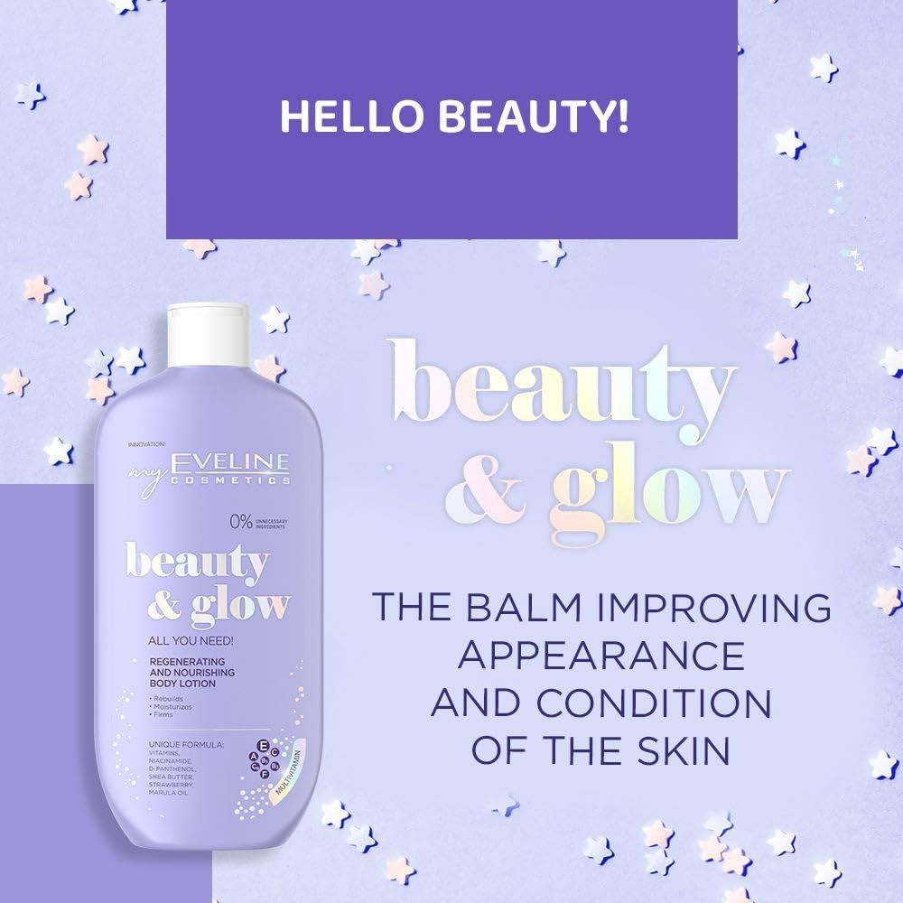 Eveline Beauty & Glow body lotion 250ml — the balm improving the appearance and condition of the skin