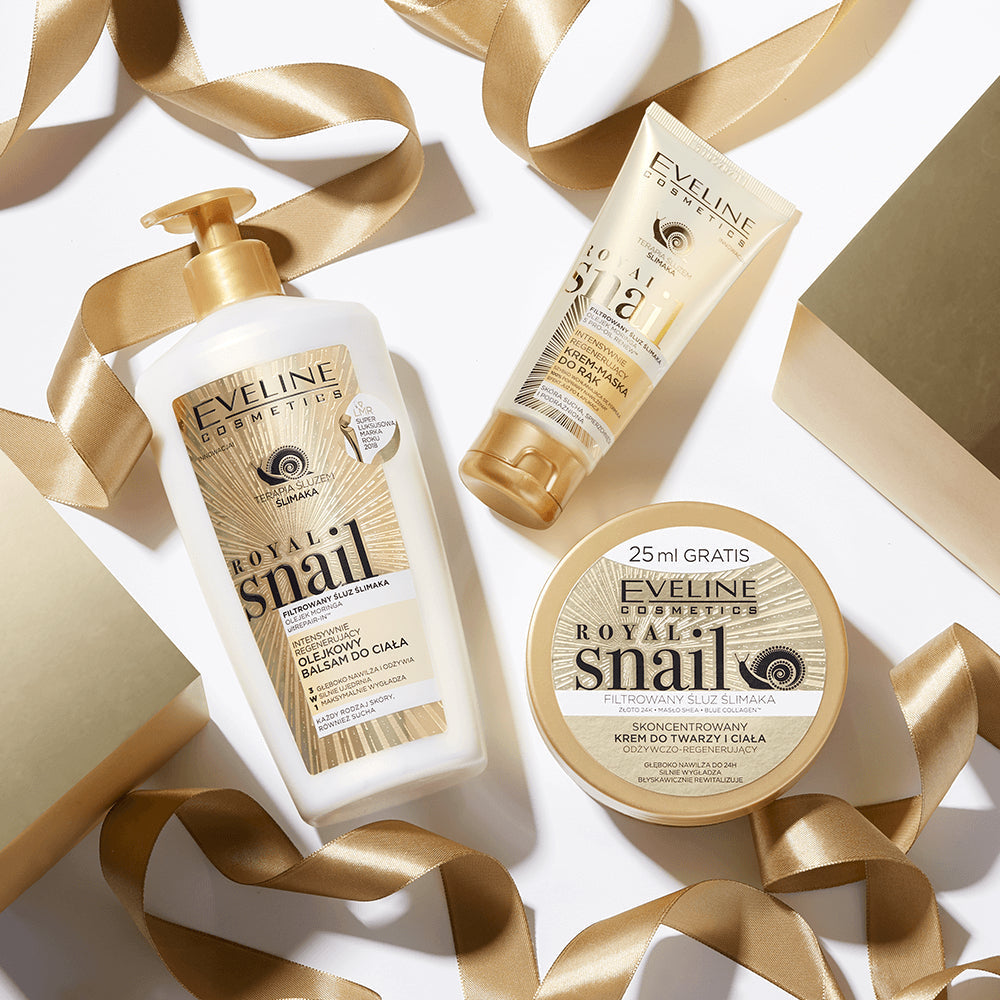 Eveline Royal Snail oil body balm 350ml – key ingredients