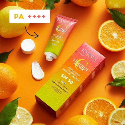 Eveline Vitamin C face cream SPF 50 - packaging detail