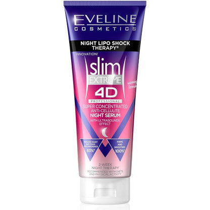 Eveline Smooth 4D overnight firming body serum, 250ml