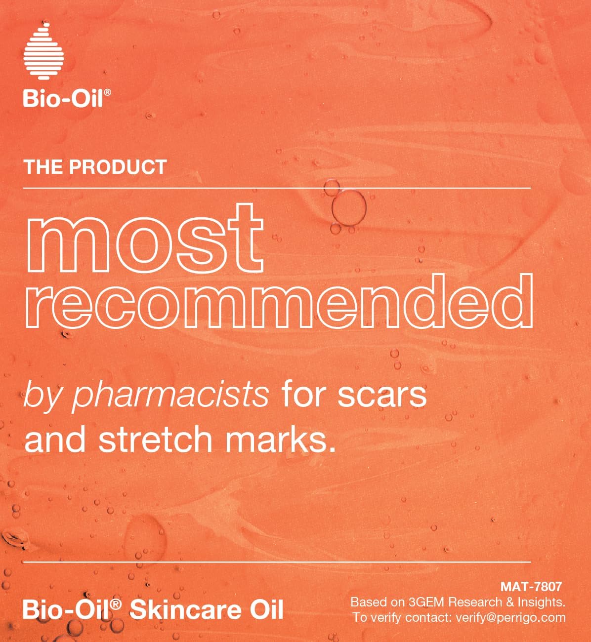 Bio-Oil Skincare Oil for Scars and Stretch Marks, 125ml