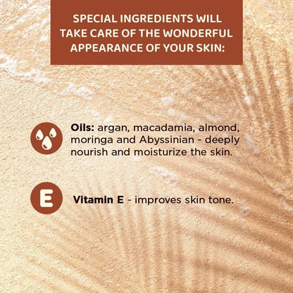 Eveline Brazilian Body Shimmer oils and vitamin E ingredients