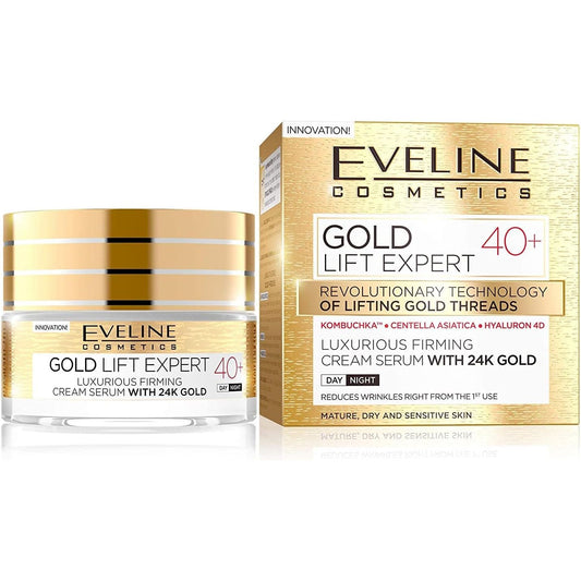 Eveline Gold Lift Expert Firming Face Cream Serum 50ml (40+)