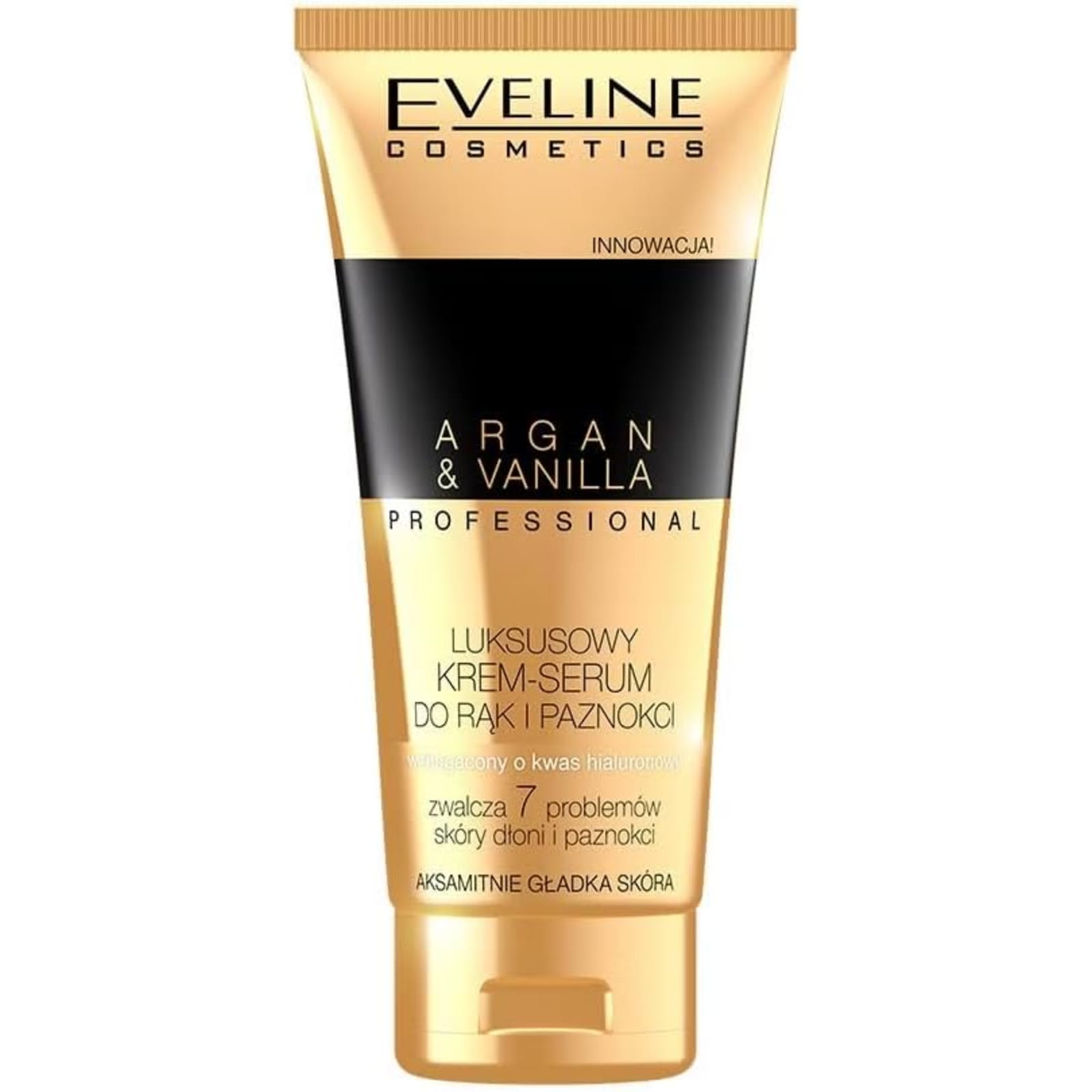 Eveline Cosmetics Argan & Vanilla Luxury Hand & Nail Cream Serum, 100ml