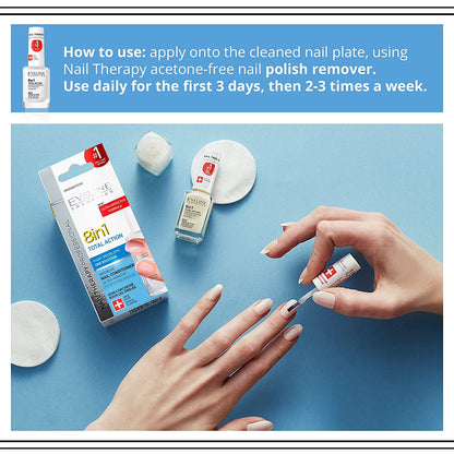 Eveline 8-in-1 Nail Strengthener, 12ml