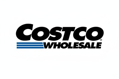 Costco Wholesale Logo - Bold Monochrome White Background