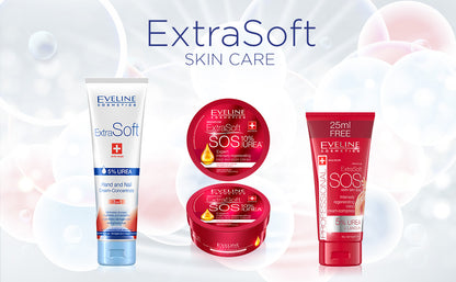 The wider Eveline Extra Soft skin care range, including this hand and nail cream-concentrate