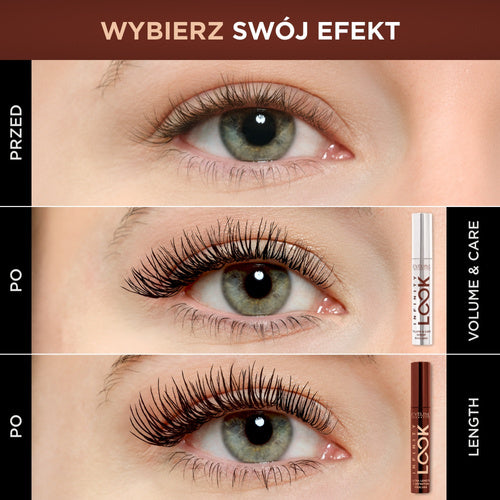 Eveline Infinity Look Ultra Length & Definition black mascara 7ml, close-up