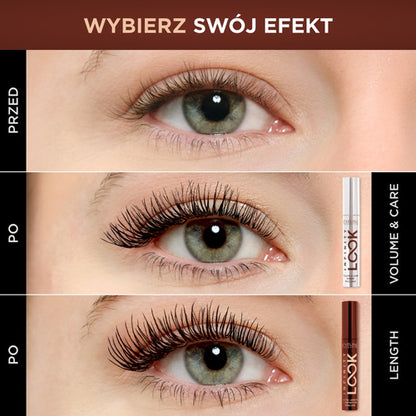 Eveline Infinity Look Ultra Length & Definition black mascara 7ml, close-up