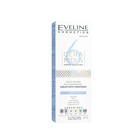 Eveline 6 Ceramides Moisturising & Nourishing Face Cream All Skin 50ml