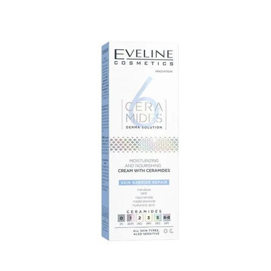 Eveline 6 Ceramides Moisturising & Nourishing Face Cream All Skin 50ml