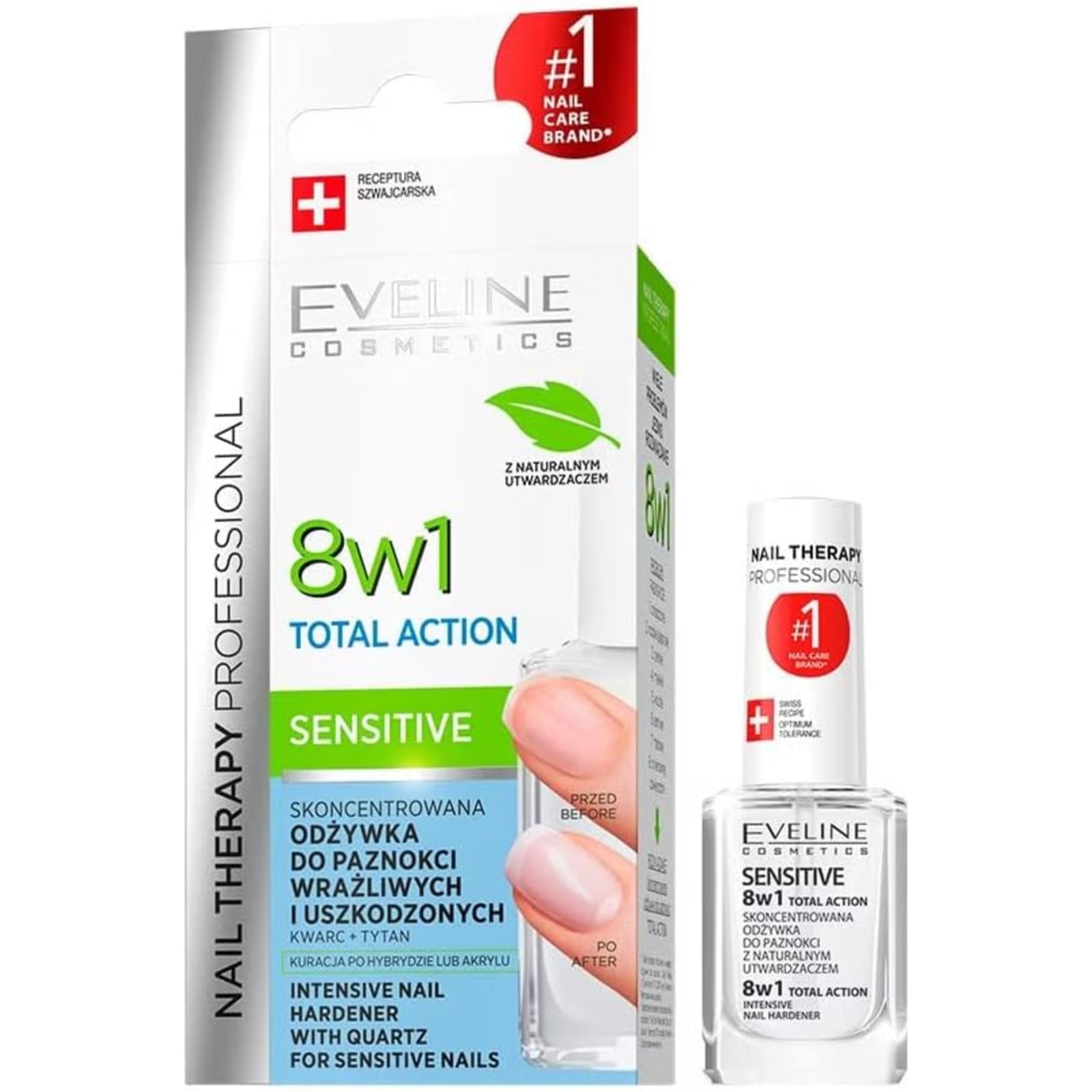 Eveline 8-in-1 Nail Conditioner, 12ml