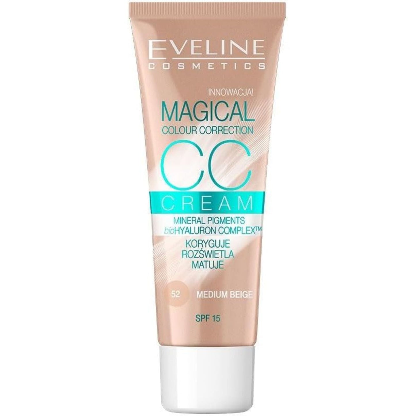 Eveline CC Foundation 52 Medium Beige 30ml