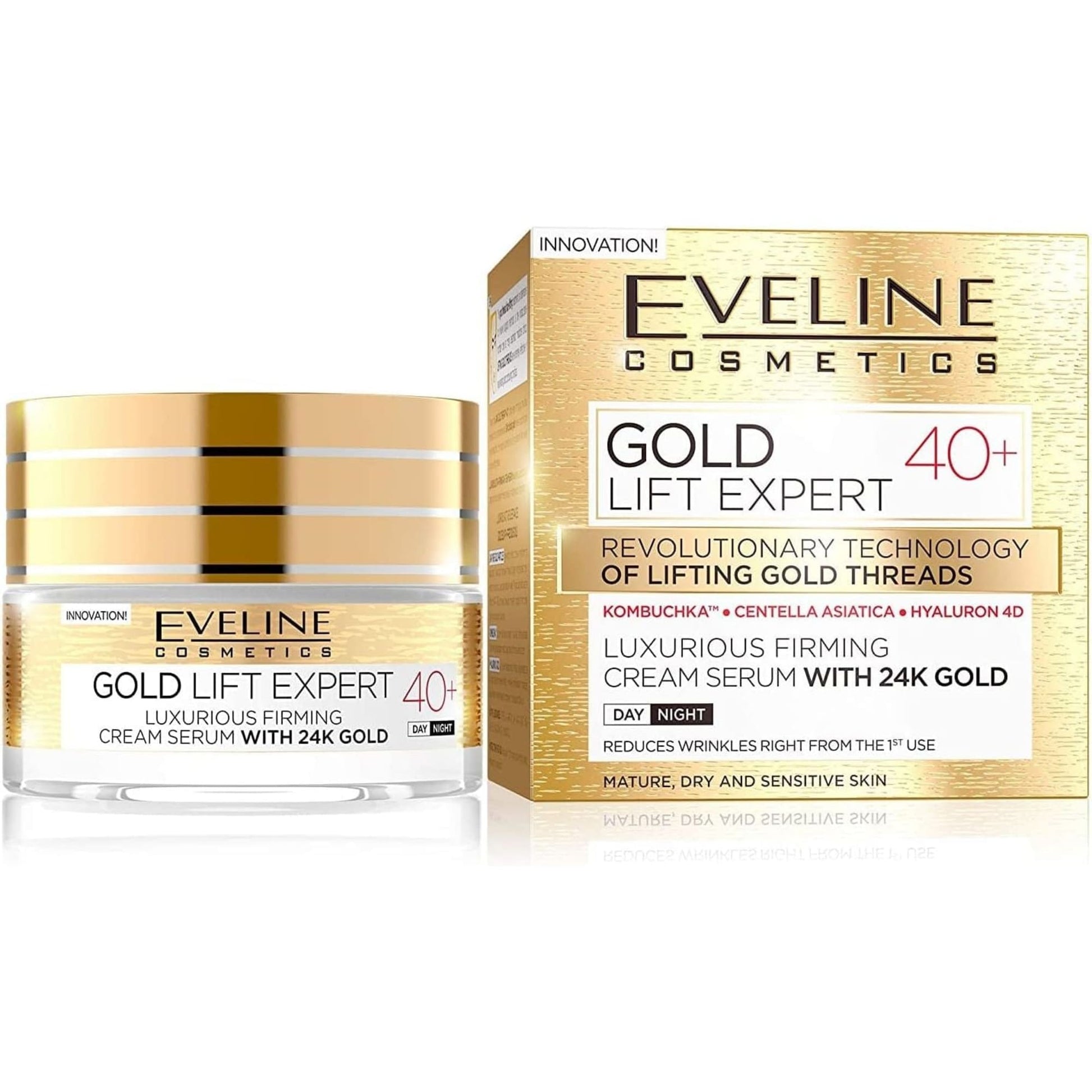 Eveline Gold Lift Expert Firming Face Cream Serum 50ml (40+)