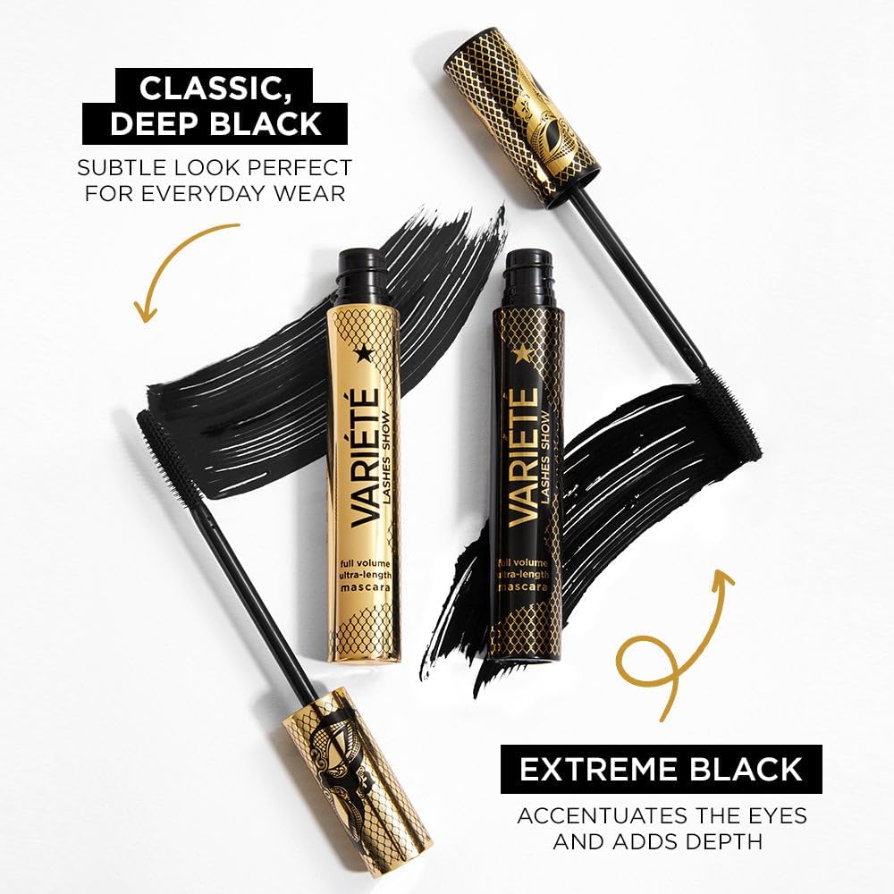 Eveline Variété Extreme Black mascara – classic deep black shade
