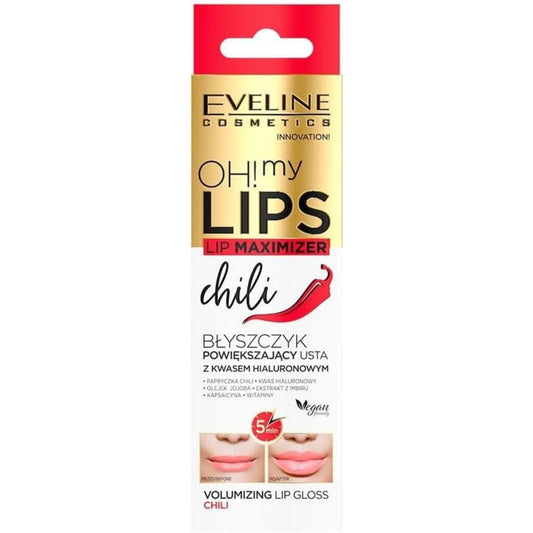 Eveline Lip Maximizer Plumping Gloss – Lip Filler Booster, Vegan