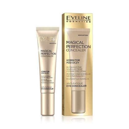 Eveline Magical Perfection Anti-Fatigue Eye Concealer tube and box, 15ml