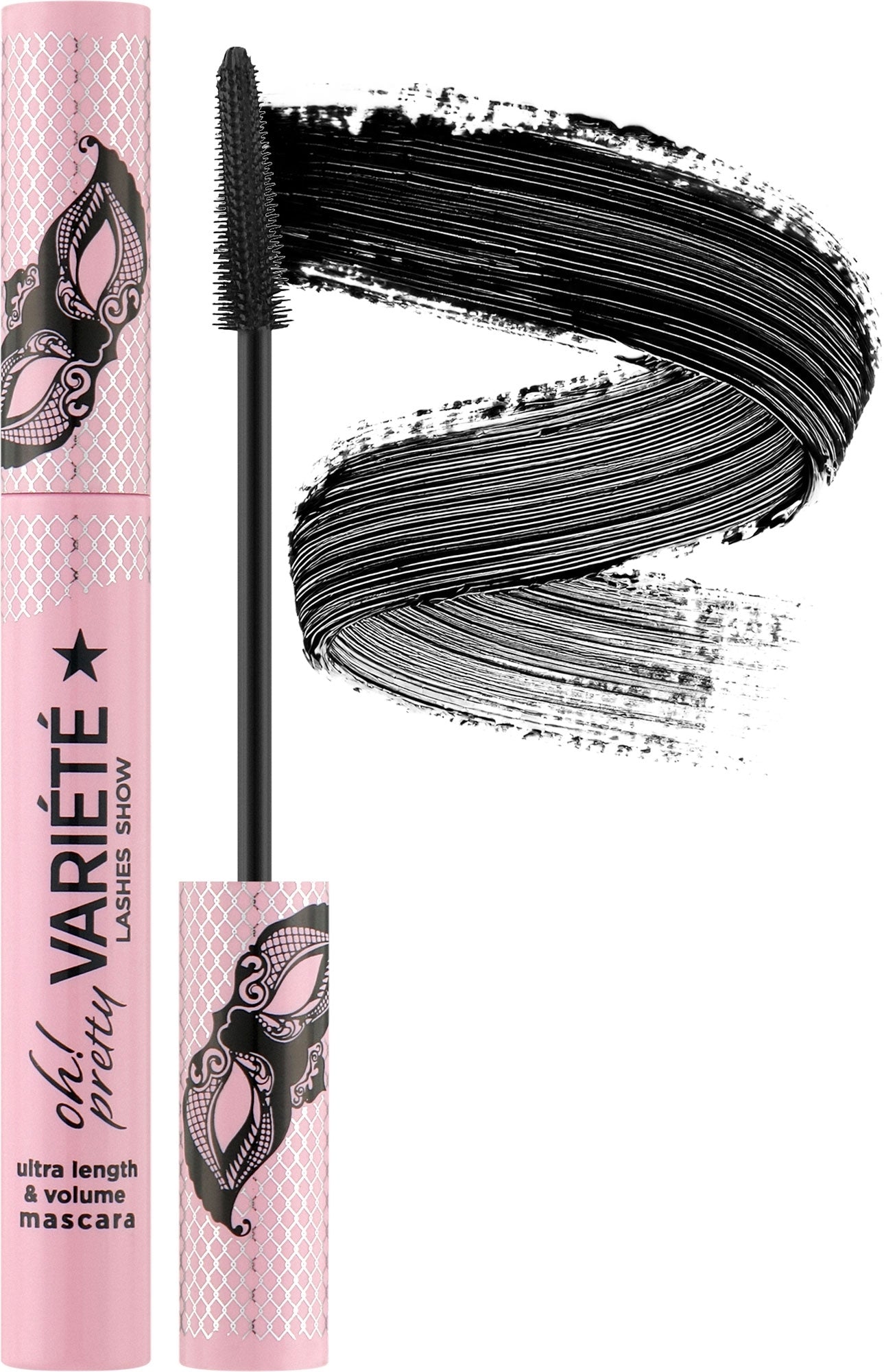 Eveline Oh Pretty black lengthening and volumising mascara 10ml