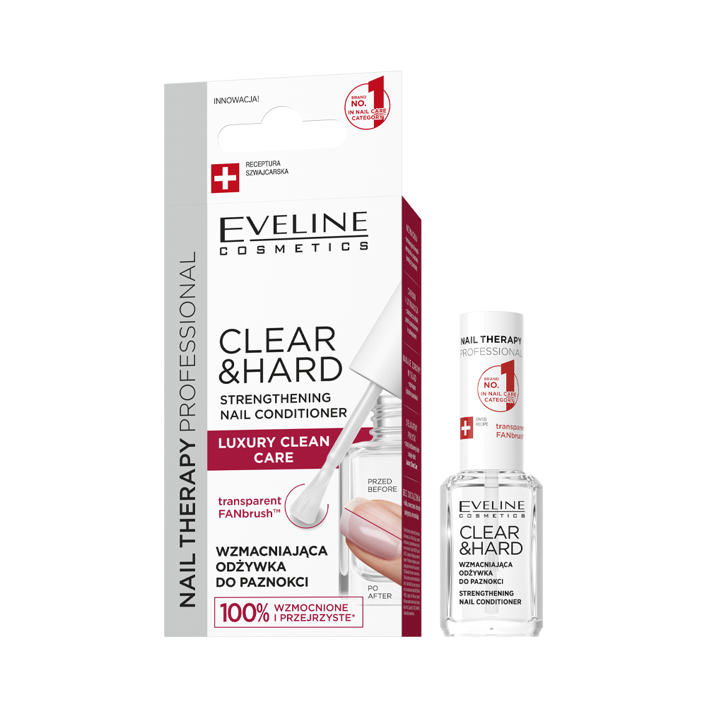 Eveline Nail Therapy Clear & Hard strengthening nail conditioner 12ml